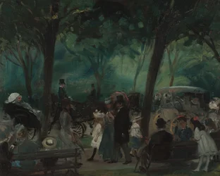 The Drive, Central Park, c.1905