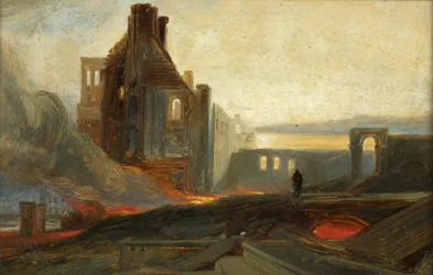 Bristol Riots: Ruins of Warehouses in Prince Street, c.1831