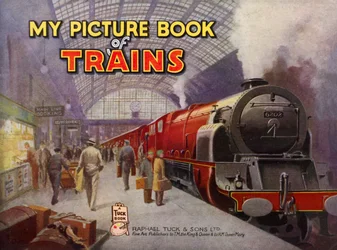 Cover of My Picture Book of Trains, c 1945