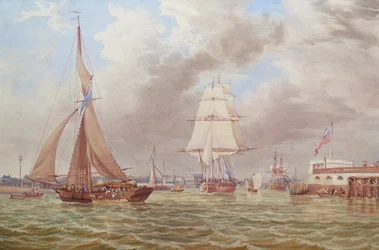 Shipping at the Entrance to Portsmouth Harbour