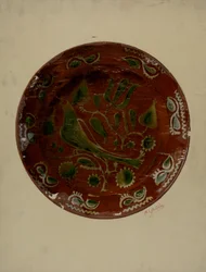 Pa. German Plate, c. 1938