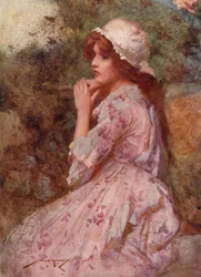 Illustration for The Deserted Village by Oliver Goldsmith