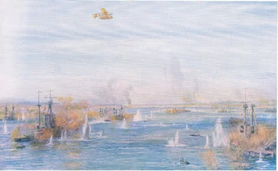 Bombarding the Narrows, 18 March 1915, from Cassell