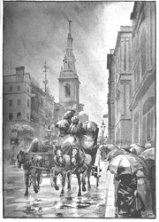 Cheapside - A Rainy Day