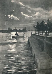 Westminster from Blackfriars Bridge - Night