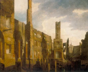 The Ruins of the Pantheon in Oxford Street after the Disastrous Fire of 14 January 1792