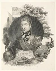 Lieut General Lord Hill KB, Engraved by Brown, Published by Kinnersley