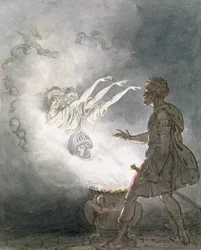 Macbeth and the Apparition of the Armed Head, Act IV, Scene I, from 