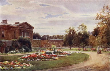 Downing College from the Entrance in Regent Street