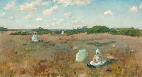 Gathering Autumn Flowers