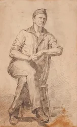 Seated Man, c. 1870