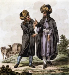 Polish Jews, engraving from the book 