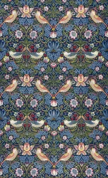 The Strawberry Thief. Decorative Fabric. 1883
