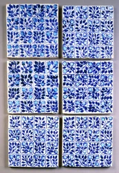 Seven William Morris Blue 