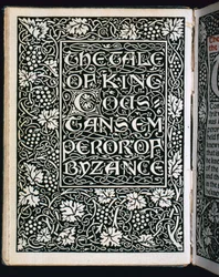 Title page from The Tale of the Emperor, 1894