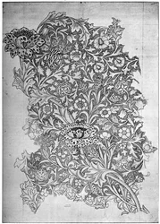 Trent Pattern Printed Linen