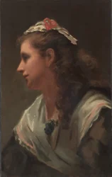 His First Model-Miss Russell, c.1873
