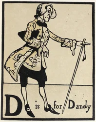 D is for Dandy, illustration from 