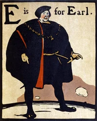 E is for Earl, illustration from 
