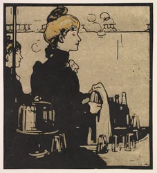 London Types: Barmaid