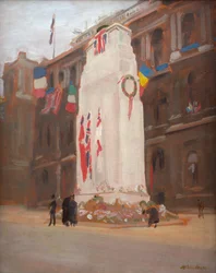 The Cenotaph (Morning of the Peace Procession)