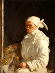 The Painter: Self Portrait with Glasses