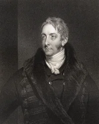 Cropley Ashley Cooper, 6th Earl of Shaftesbury, engraved by W. Holl, from 