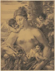 Nude with Cherubim