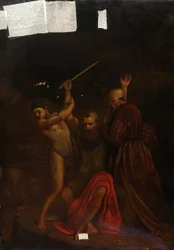 Moses, Aaron and Hur on Mount Horeb