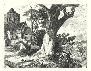 The Churchyard of the Village