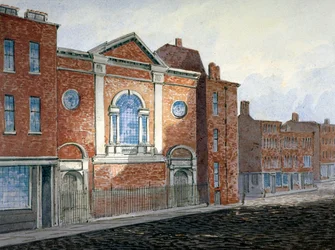 Church of St Alfege, London Wall, London, c1814