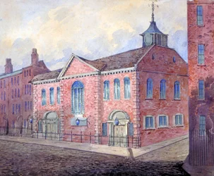 View of the Church of St George the Martyr, Queen Square, Holborn, London