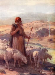 Moses and the Burning Bush, Exodus iii, 2