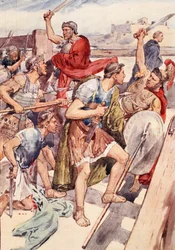 The Pursuit of Gaius Gracchus, illustration from 