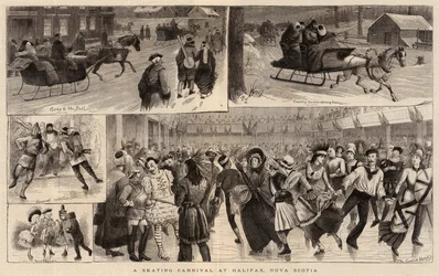 A Skating Carnival at Halifax, Nova Scotia