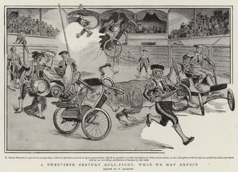 A Twentieth Century Bull-Fight, what we may expect