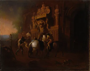 Horses at a Fountain, 1856-57