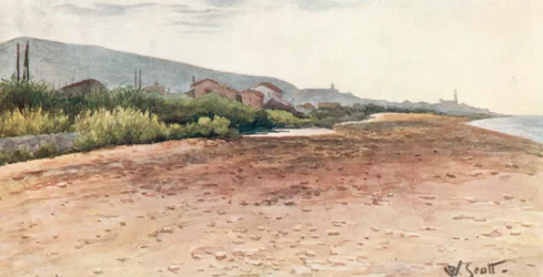 On the Shore, Bordighera, Early Morning