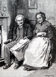 An elderly couple