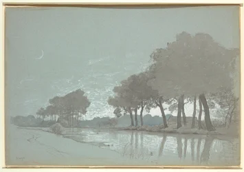 Canal Scene Near Bruges, Belgium