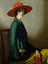Lady with a Red Hat