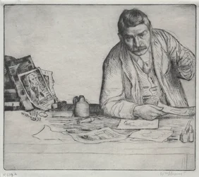 Self-Portrait - "The Etcher"