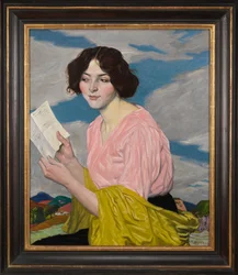 The Love Letter (Portrait of Dora Labbette) c.1918