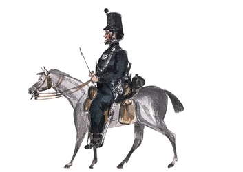 Dr S of the Rifle Brigade, on the Line of March