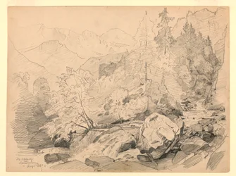 Landscape, Stechelberg, Lauterbrunnen, Switzerland