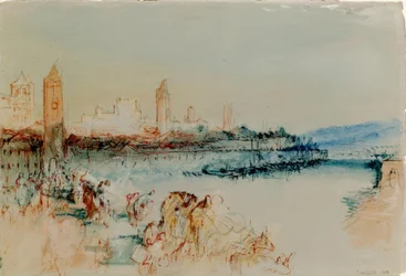 Regensburg seen from the Bridge