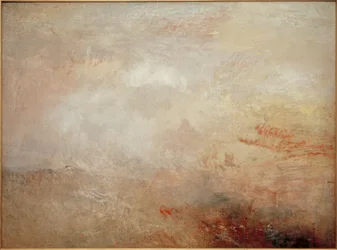 Stormy Sea with Dolphins