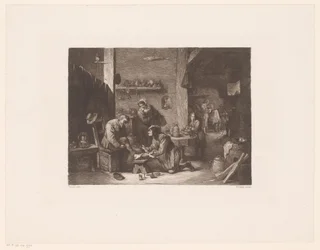 Interior with a Doctor and a Barber