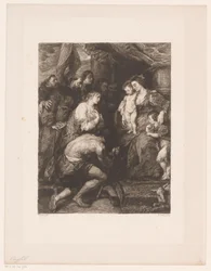 Mary with Child Adored by Saints