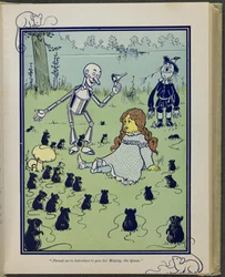 "Permit Me to Introduce You to Her Majesty, the Queen", Illustration from "The Wonderful Wizard of Oz" by Lyman Frank Baum